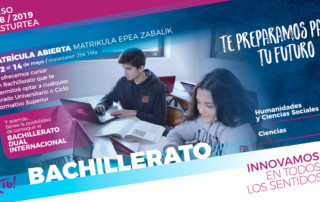 Matricula bachillerato 2018-2019