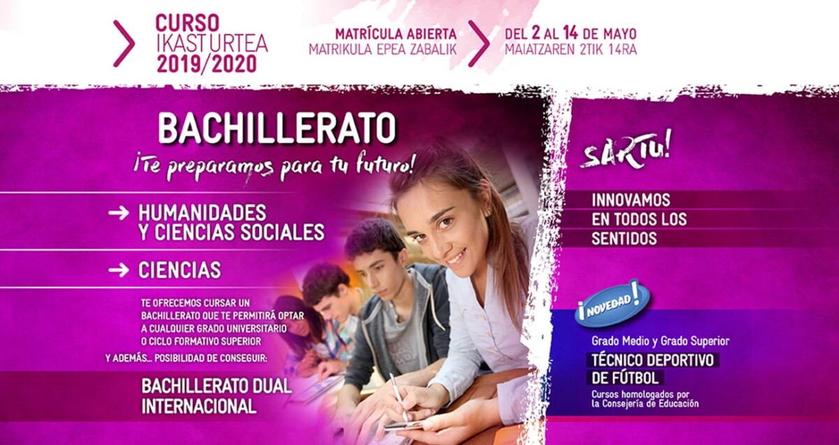 Abierto El Plazo De Matrícula Para Bachillerato 2019 2020 2115